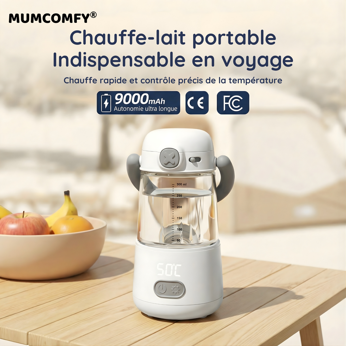 Une chauffe précise, à la bonne température, à chaque biberon.