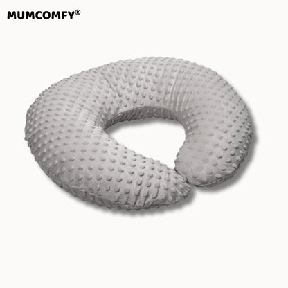 Coussin d'Allaitement en U — Gris Bubble