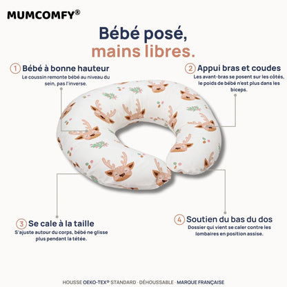 Coussin d'Allaitement en U - Bambi Calin - packshot MUMCOMFY