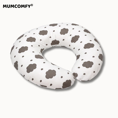 Coussin d'Allaitement en U — Nuages Cachemire