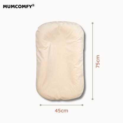 Réducteur de lit bébé — Velours Beige