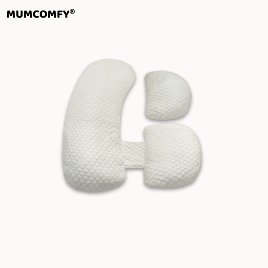 Coussin de Grossesse 3-en-1 — Modulable, Multi-Positions & Allaitement