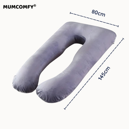 Coussin de Grossesse U-shape — Velours Signature — vue 4 MUMCOMFY