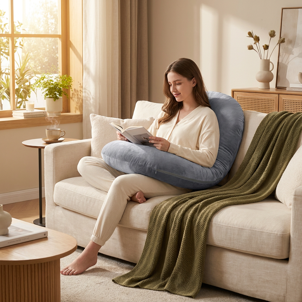 Un seul coussin. Trois vies à venir.