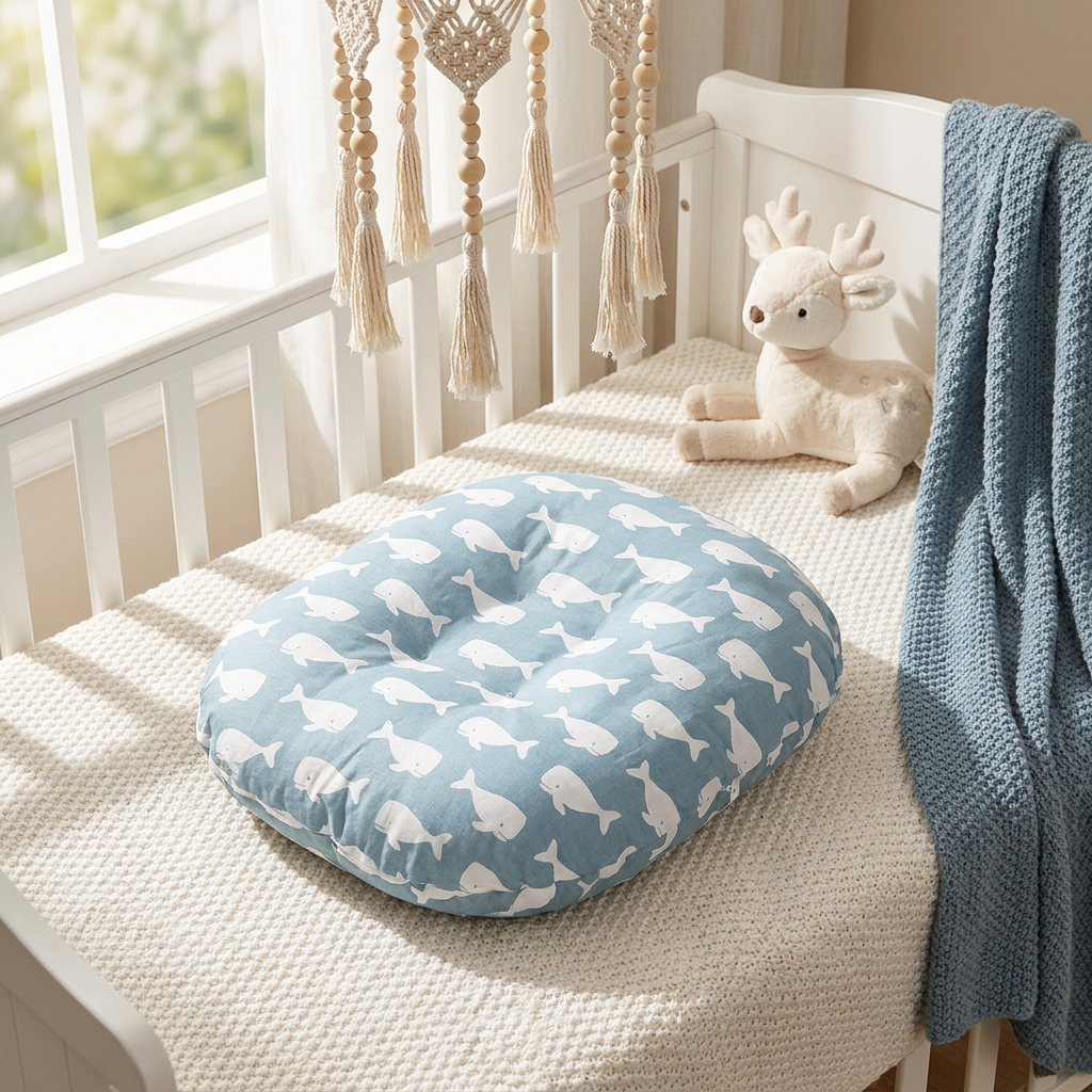 Cocon bébé Baleines ambiance chambre bébé