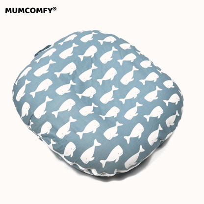 Cocon bébé motif Baleines Océan
