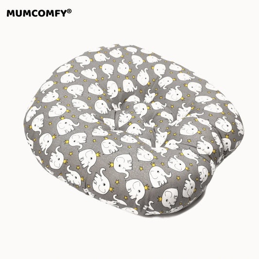 Cocon Bébé Incliné — Éléphants Couronne