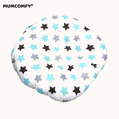 Cocon bébé motif Grandes Étoiles Bleues