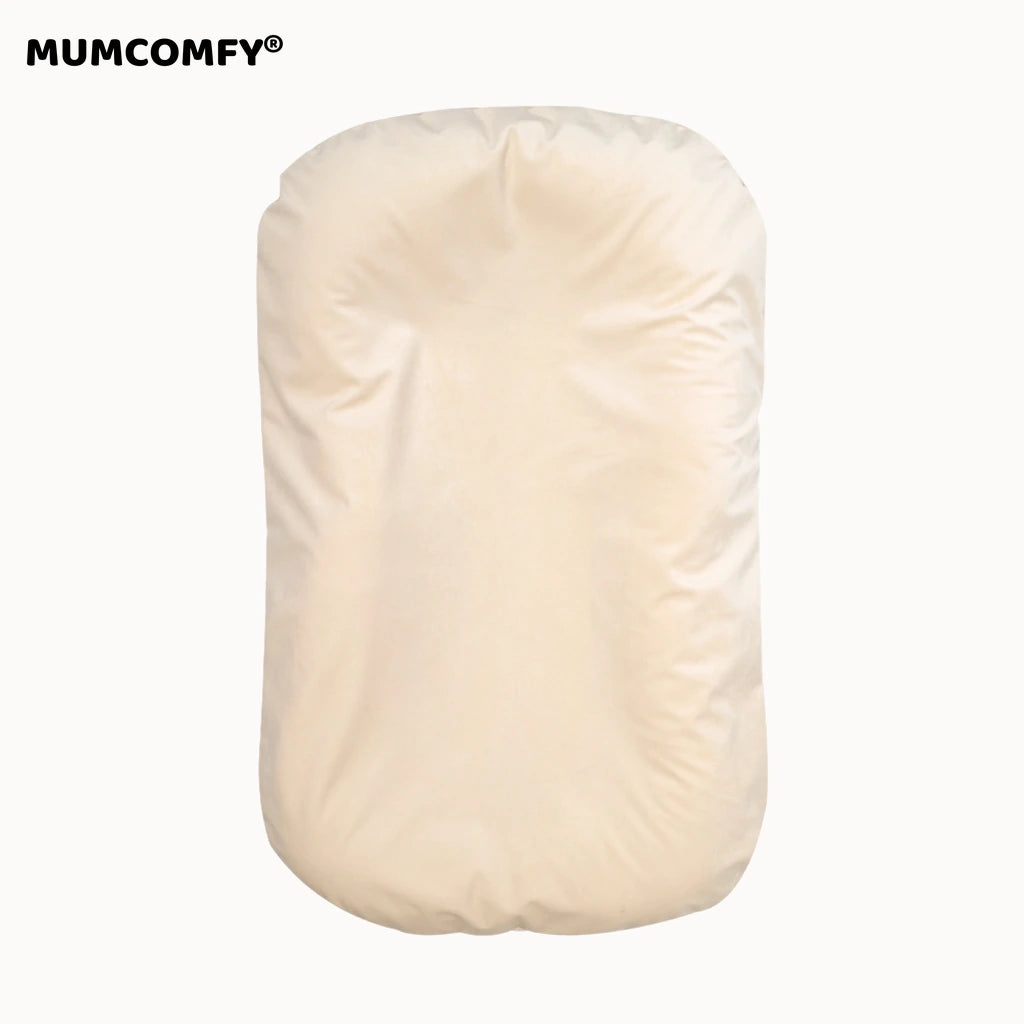 Cocon Nid de Bébé — Velours Beige