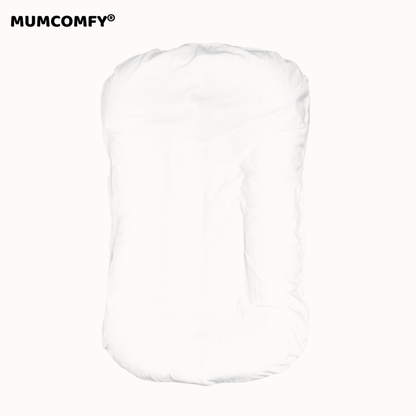 Cocon nid bébé Velours Blanc
