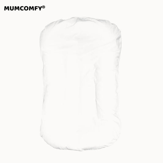 Cocon Nid de Bébé — Velours Blanc