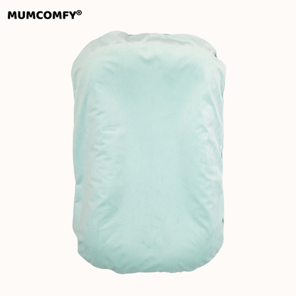 Cocon nid bébé Velours Bleu Lagon