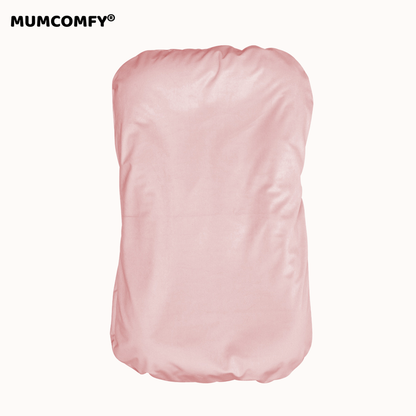 Cocon nid bébé Velours Rose Poudré