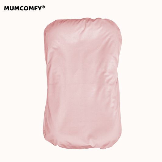 Cocon nid bébé Velours Rose Poudré