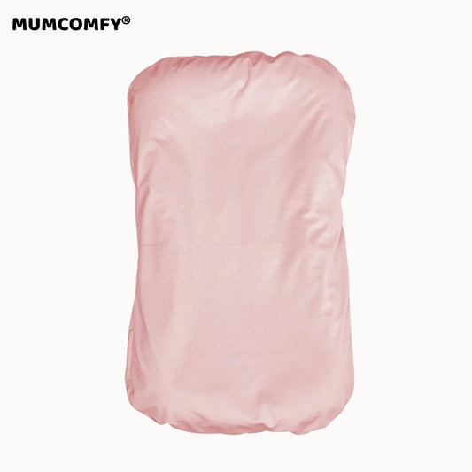 Cocon Nid de Bébé — Velours Rose Poudré