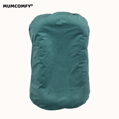 Cocon nid bébé Velours Vert Sauge