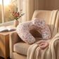 Coussin Papillon Duo Roses — ambiance cocooning matinale avec roses séchées