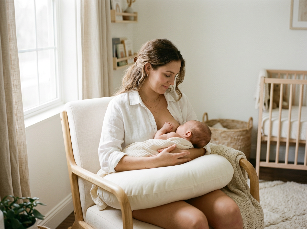 Coussin d'Allaitement en U MUMCOMFY — positionnement bébé